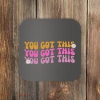 You Got This Retro Motivational Cute Coaster thumb 0
