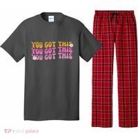 You Got This Retro Motivational Cute Pajama Set thumb 0