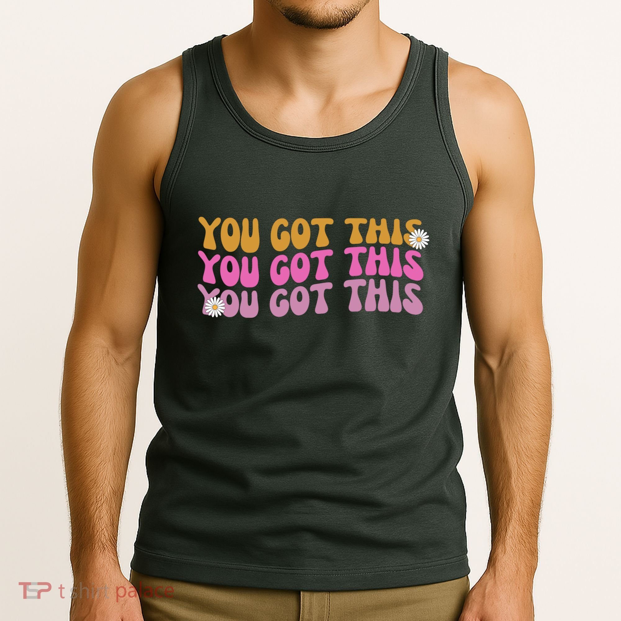 You Got This Retro Motivational Cute Tank Top