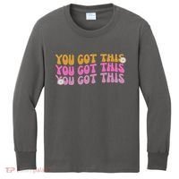 You Got This Retro Motivational Cute Kids Long Sleeve Shirt thumb 0