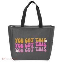You Got This Retro Motivational Cute Tote Bag thumb 0