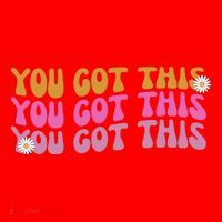 You Got This Retro Motivational Cute Santa Hat thumb 1
