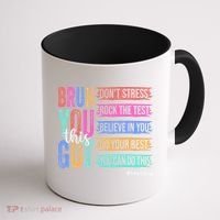 You Got This DonT Stress Rock The Test Test Day Coffee Mug thumb 1