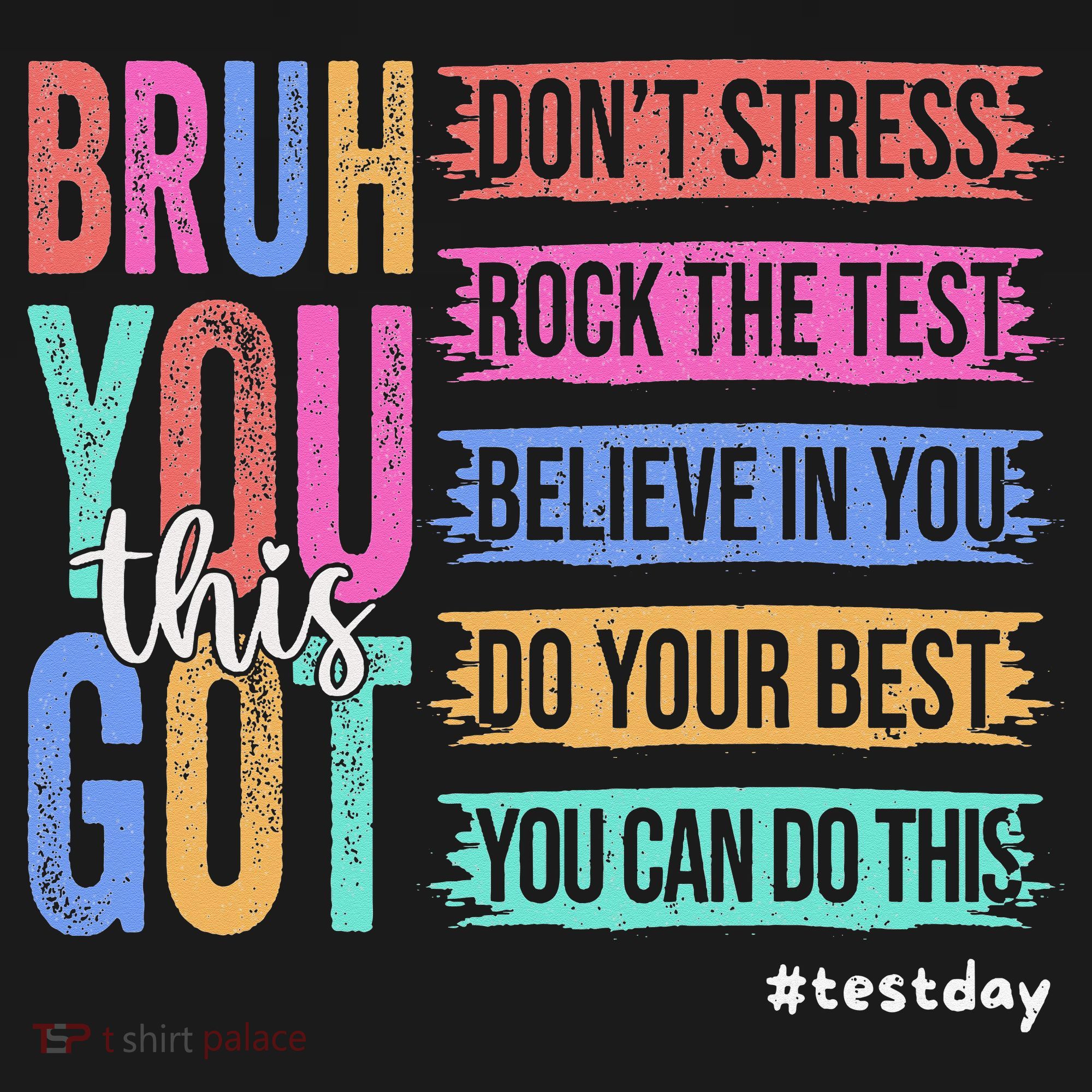 You Got This DonT Stress Rock The Test Test Day Women's Hoodie