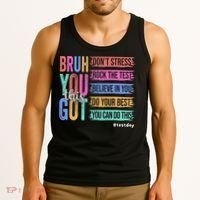 You Got This DonT Stress Rock The Test Test Day Tank Top thumb 3