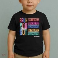 You Got This DonT Stress Rock The Test Test Day Toddler T-Shirt thumb 2