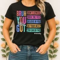 You Got This DonT Stress Rock The Test Test Day Women's T-Shirt thumb 2