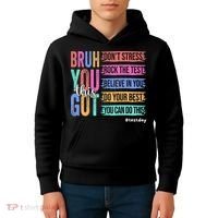 You Got This DonT Stress Rock The Test Test Day Kids Hoodie thumb 4