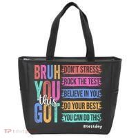 You Got This DonT Stress Rock The Test Test Day Tote Bag thumb 0