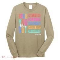 You Got This DonT Stress Rock The Test Test Day Long Sleeve Shirt thumb 0