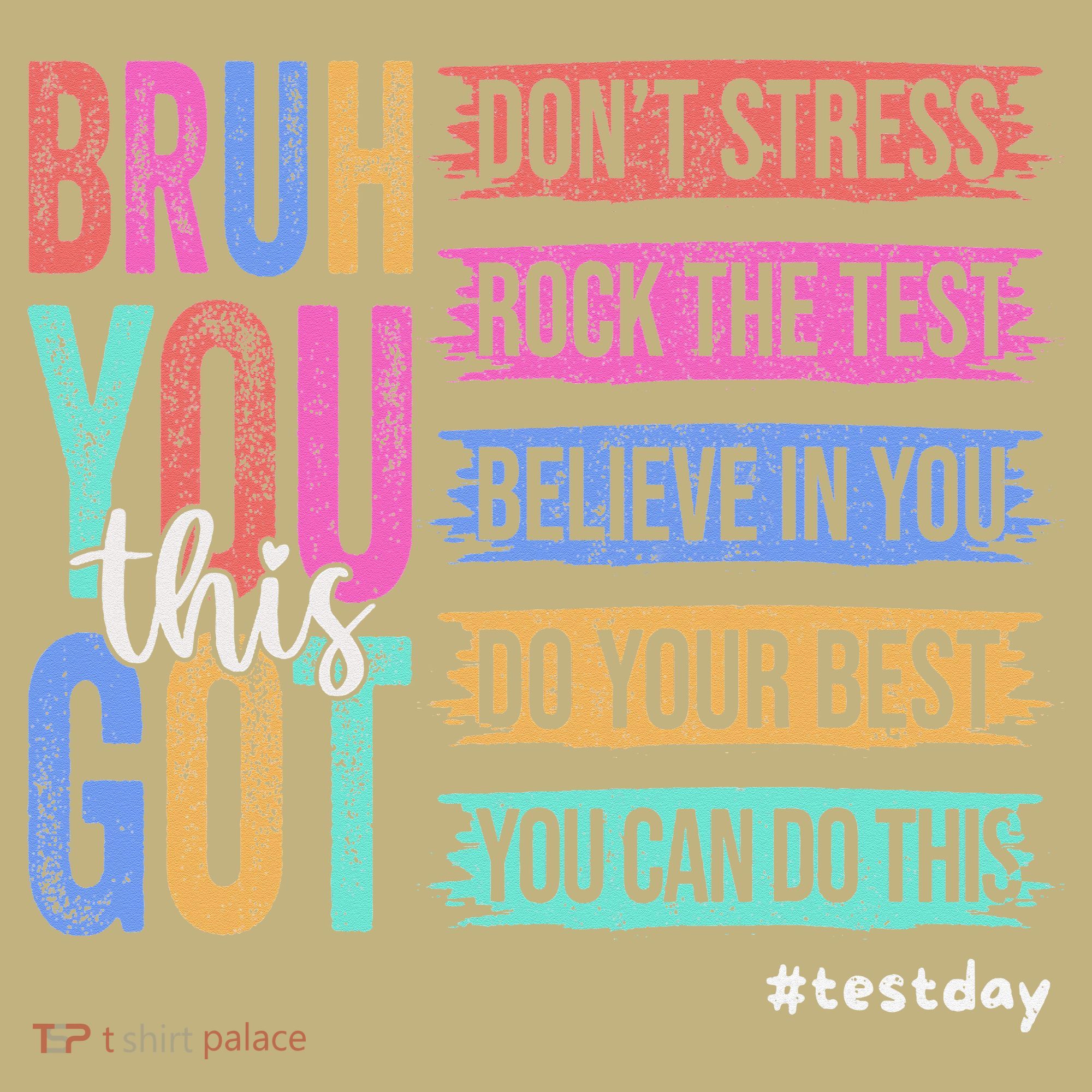 You Got This DonT Stress Rock The Test Test Day T-Shirt