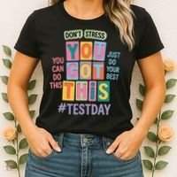 You Got This DonT Stress Rock The Test Test Day Women's T-Shirt thumb 2
