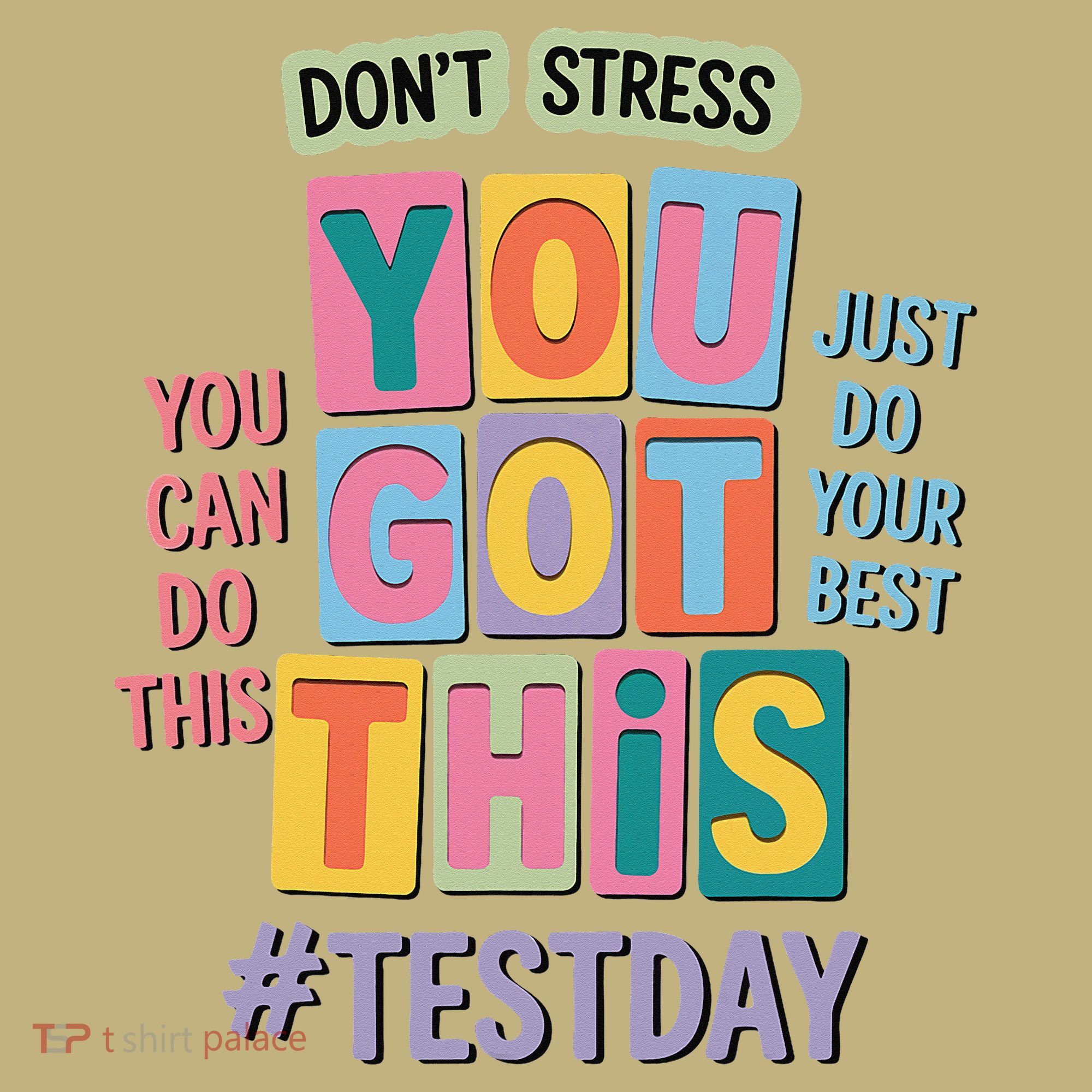 You Got This DonT Stress Rock The Test Test Day T-Shirt