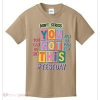 You Got This DonT Stress Rock The Test Test Day Kids T-Shirt thumb 0