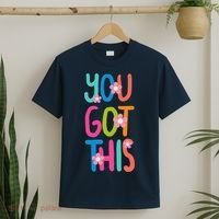 You Got This Colorful Floral Motivational Quote T-Shirt thumb 2