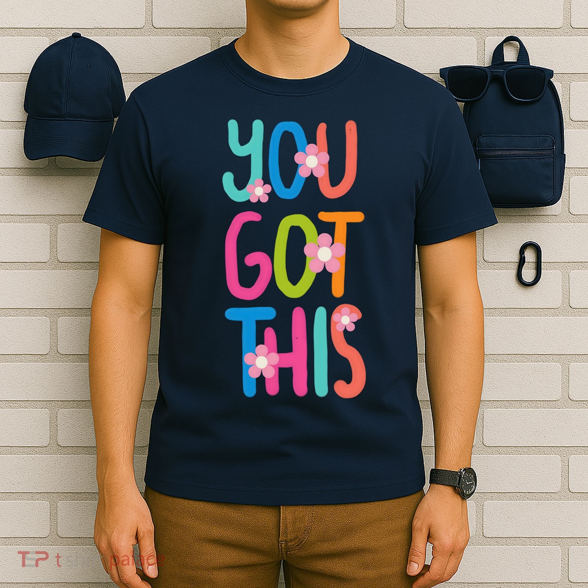 You Got This Colorful Floral Motivational Quote T-Shirt