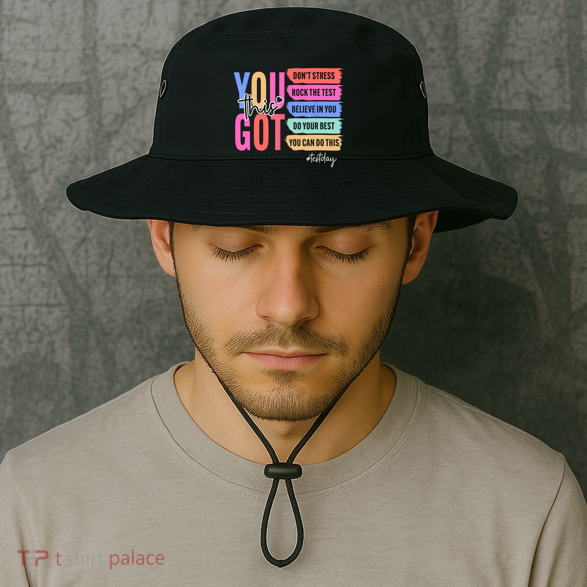 You Got This Don'T Stress Rock The Test Test Day Student Bucket Hat