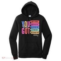 You Got This Don'T Stress Rock The Test Test Day Student Women's Hoodie thumb 0
