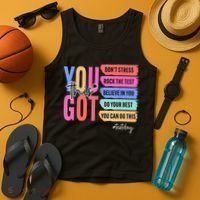 You Got This Don'T Stress Rock The Test Test Day Student Tank Top thumb 4