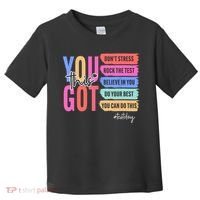 You Got This Don'T Stress Rock The Test Test Day Student Toddler T-Shirt thumb 0
