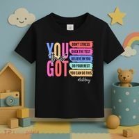 You Got This Don'T Stress Rock The Test Test Day Student Toddler T-Shirt thumb 3