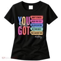 You Got This Don'T Stress Rock The Test Test Day Student Women's T-Shirt thumb 0