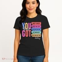 You Got This Don'T Stress Rock The Test Test Day Student Women's T-Shirt thumb 4