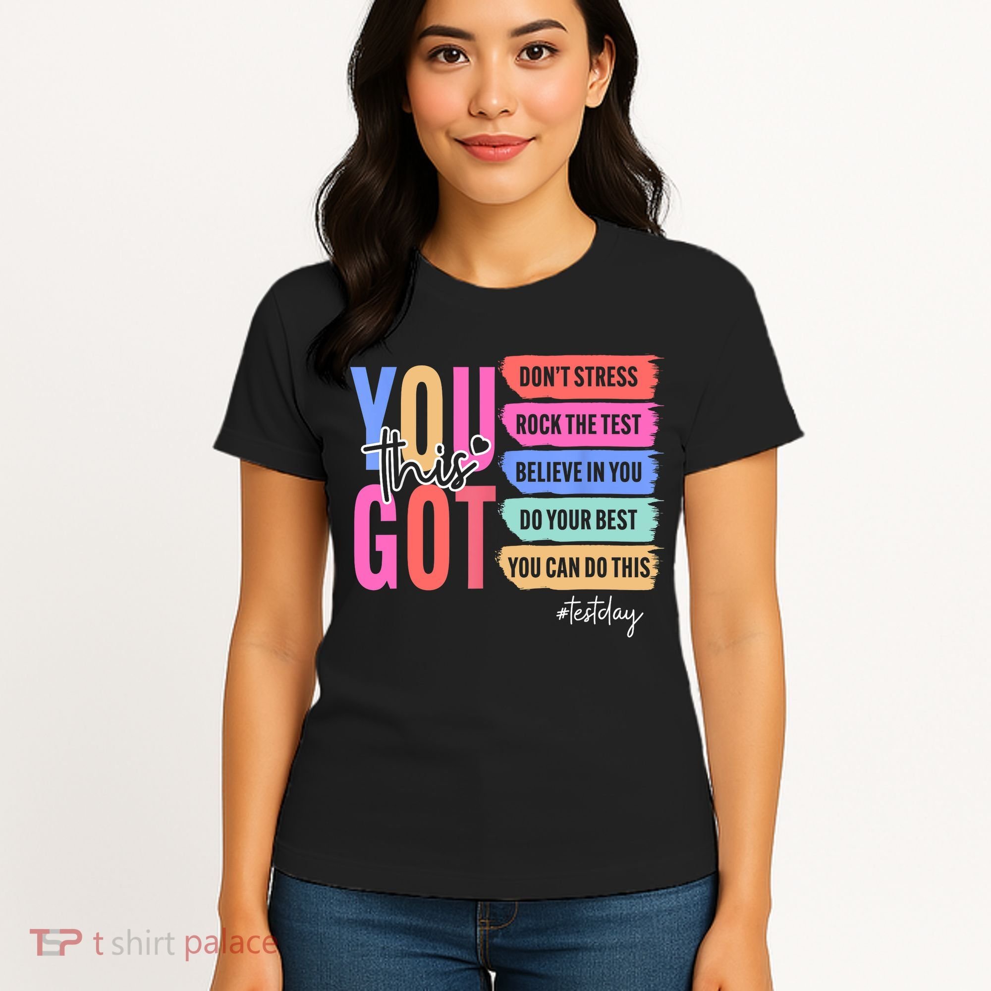 You Got This Don'T Stress Rock The Test Test Day Student Women's T-Shirt