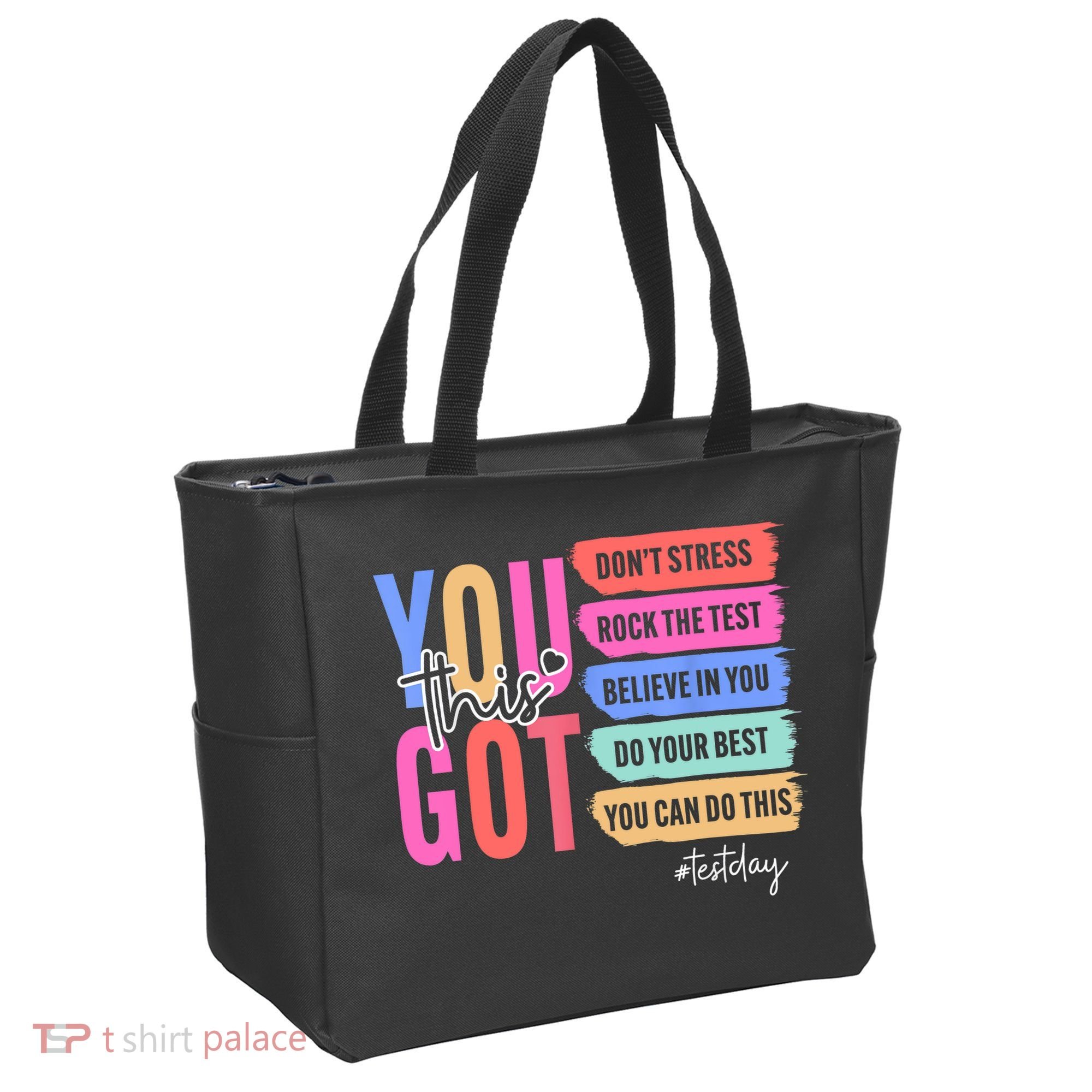 You Got This Don'T Stress Rock The Test Test Day Student Tote Bag