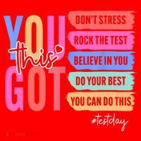 You Got This Don'T Stress Rock The Test Test Day Student Santa Hat thumb 1