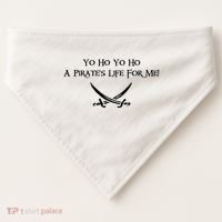 Yo Ho A Pirates Life For Me! USA-Made Doggie Bandana thumb 0