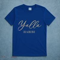 Yalla Habibi Arabic Love Islamic Sweetheart Culture Cute Gift T-Shirt thumb 5