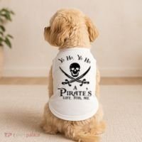 Yo Ho A PirateS Life For Me Pirate Cruise Doggie Tank thumb 2