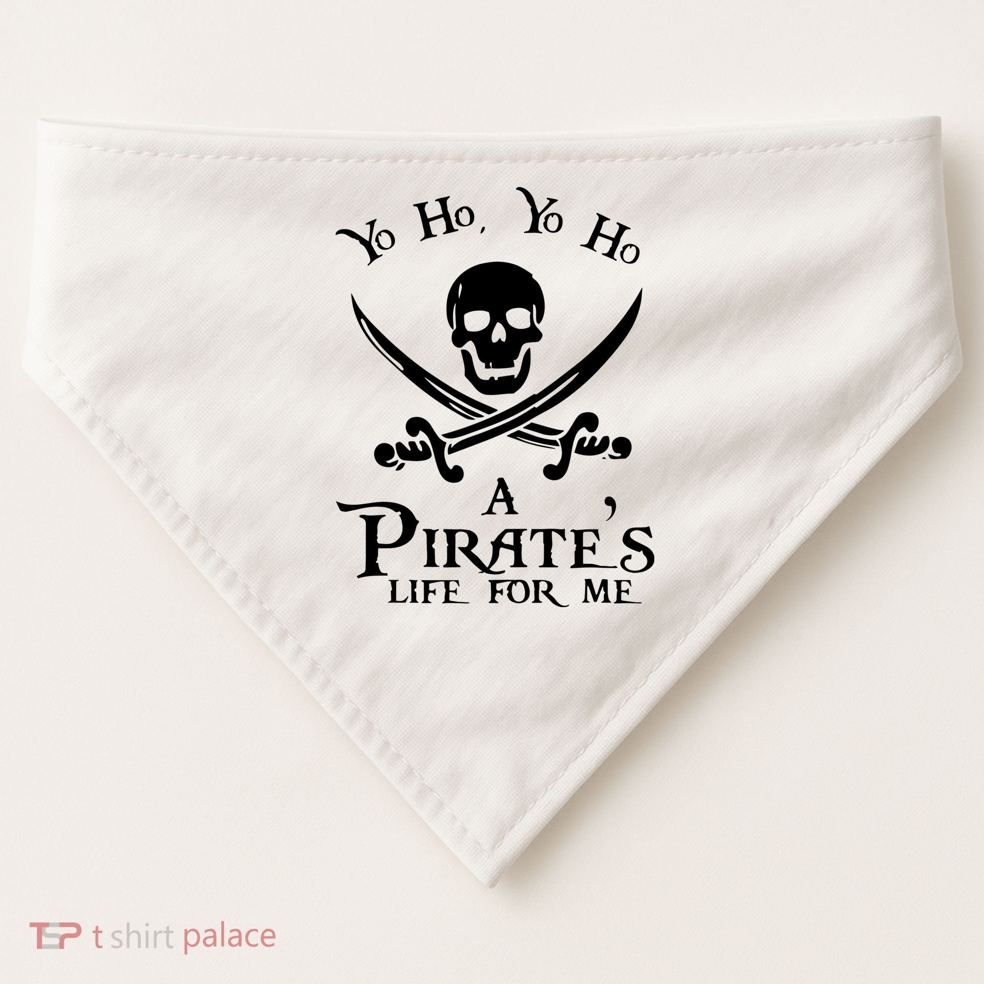 Yo Ho A PirateS Life For Me Pirate Cruise USA-Made Doggie Bandana