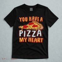 You Have A Piece Of My Heart Funny Pizza Lover Foodie T-Shirt thumb 5