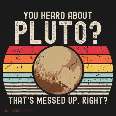 You Heard About Pluto Thats Messed Up Right Never Forget Sweatshirt Cinch Pack Bag