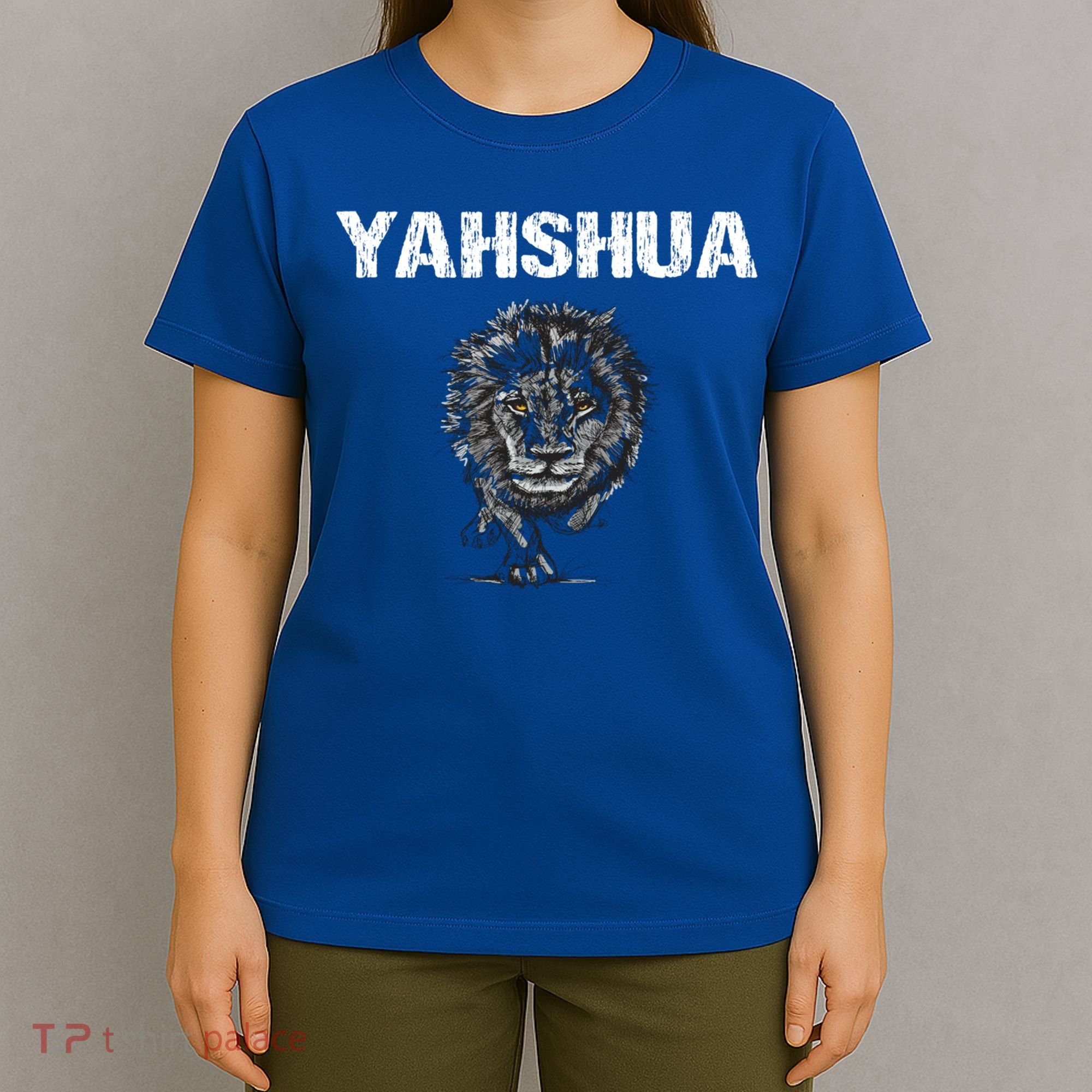 Yahshua Hebrew Christ Lion Tribe Of Judah Great Gift T-Shirt