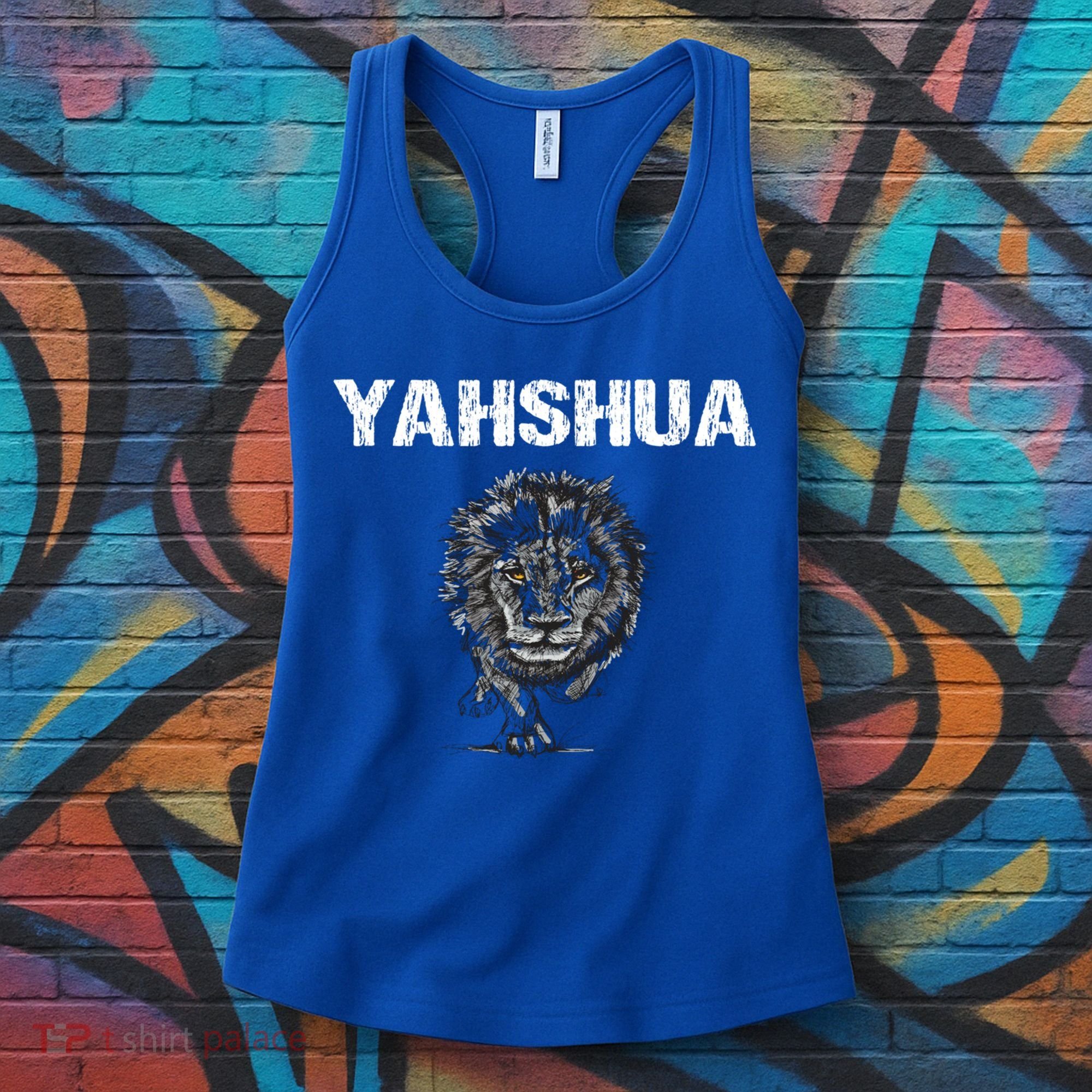 Yahshua Hebrew Christ Lion Tribe Of Judah Great Gift Women's Tank Top