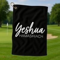 Yeshua Hamashiach Cute Gift Golf Towel thumb 1