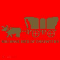 You Have Died Of Dysentery Oregon Trail Santa Hat thumb 1