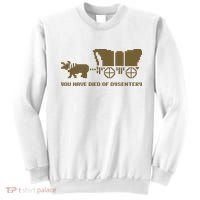 You Have Died Of Dysentery Oregon Trail Sweatshirt thumb 0