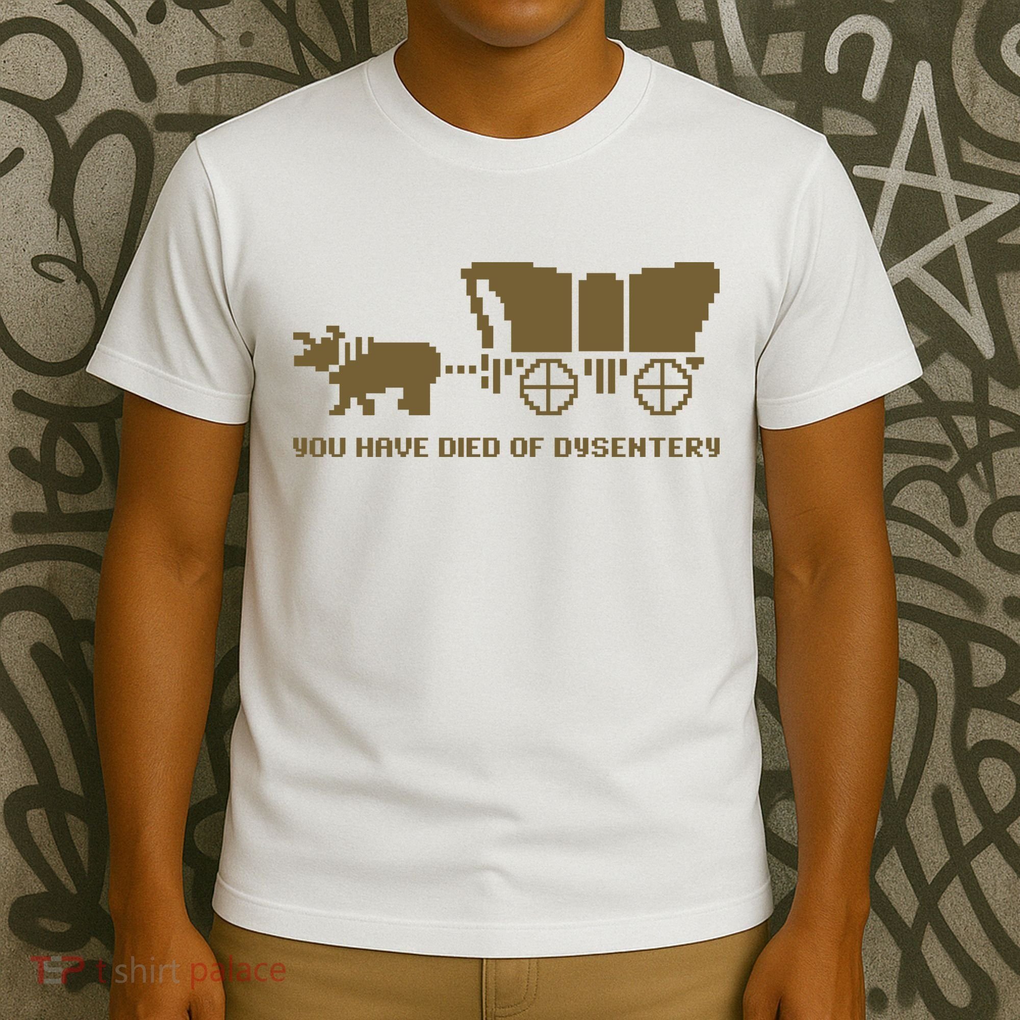 You Have Died Of Dysentery Oregon Trail T-Shirt