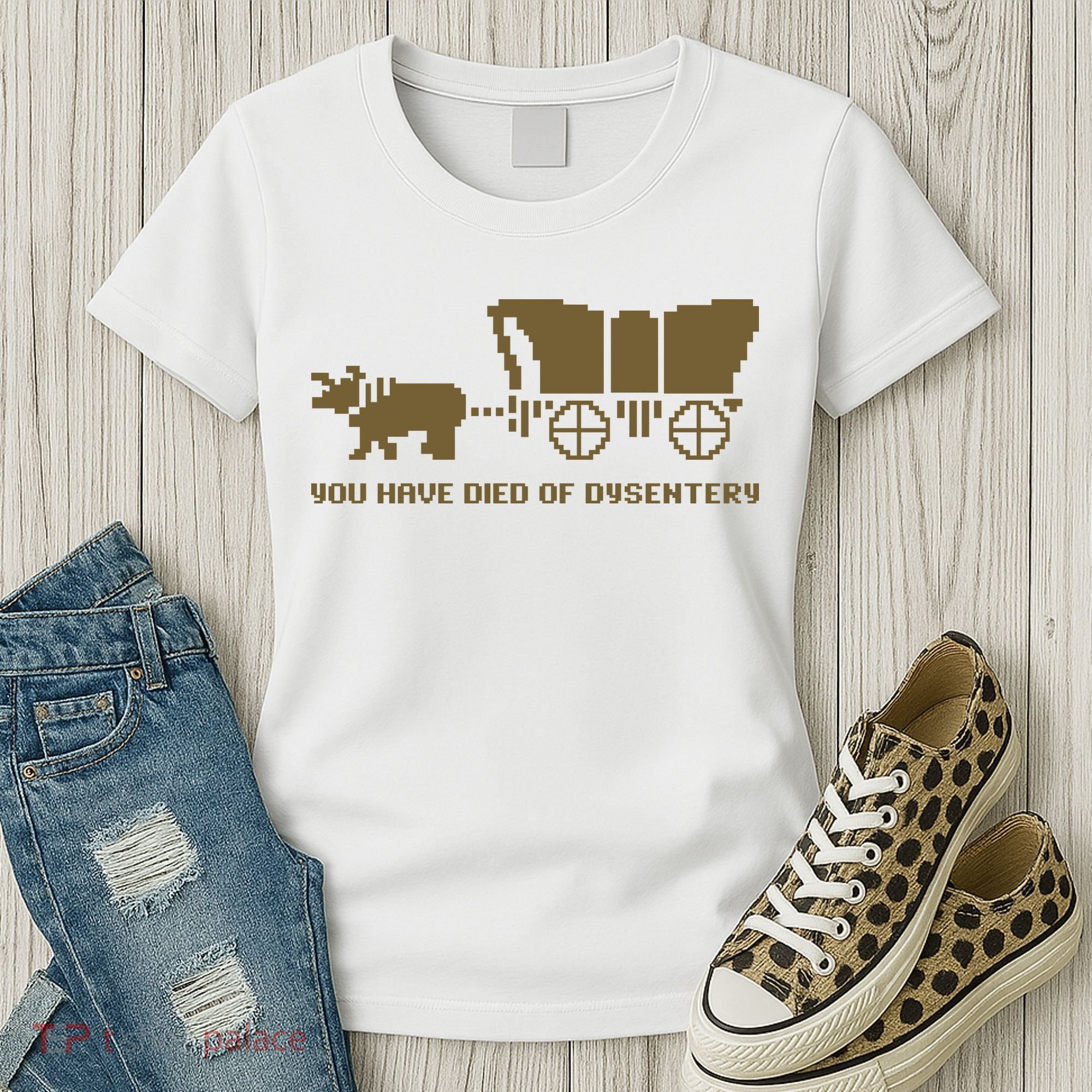 You Have Died Of Dysentery Oregon Trail Women's T-Shirt
