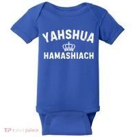 Yeshua Hamashiach Hebrew Messiah Jesus Funny Gift Baby Bodysuit thumb 0