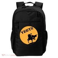 YEET!! Headless Horseman Funny Halloween Backpack thumb 0