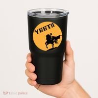 YEET!! Headless Horseman Funny Halloween Tumbler thumb 2