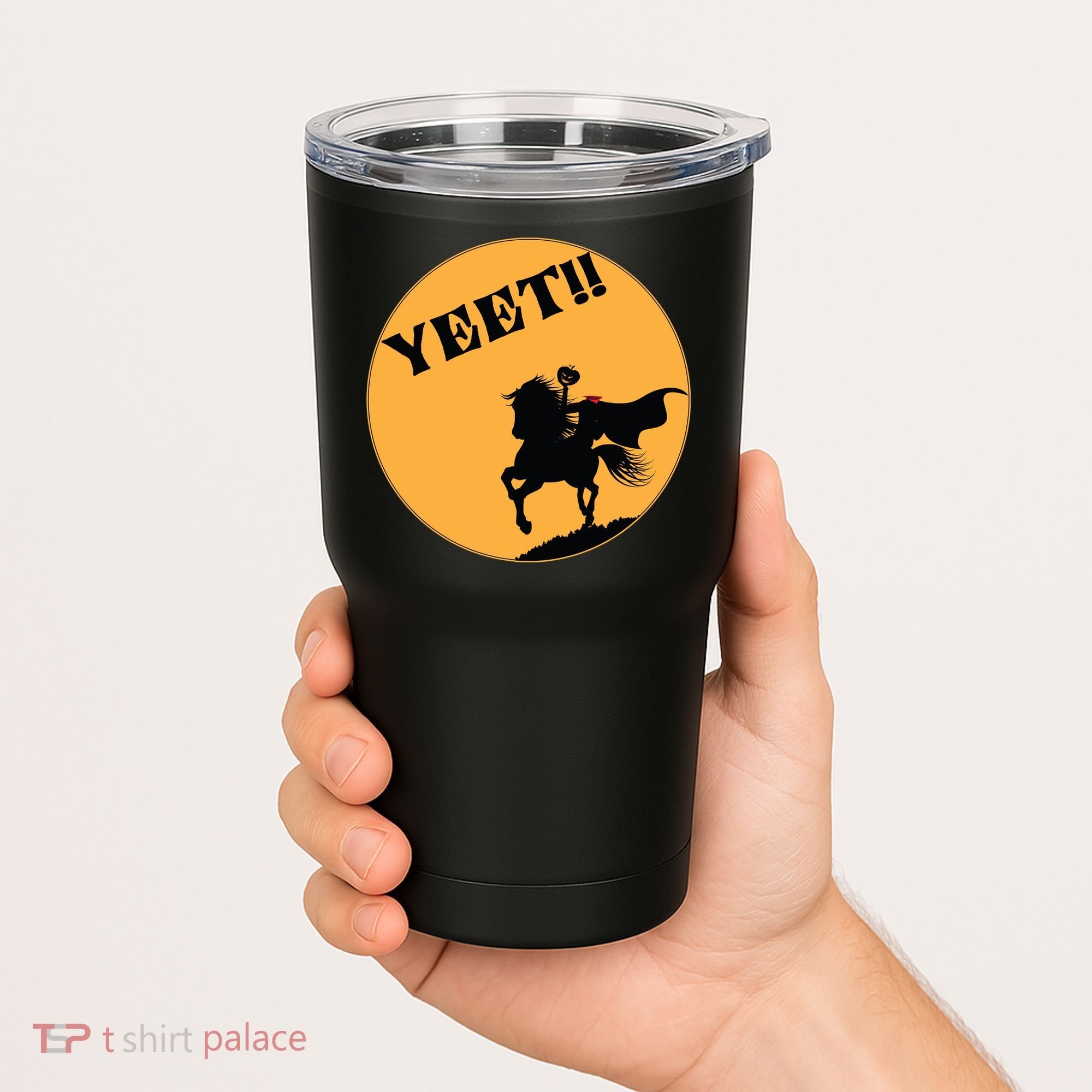 YEET!! Headless Horseman Funny Halloween Tumbler