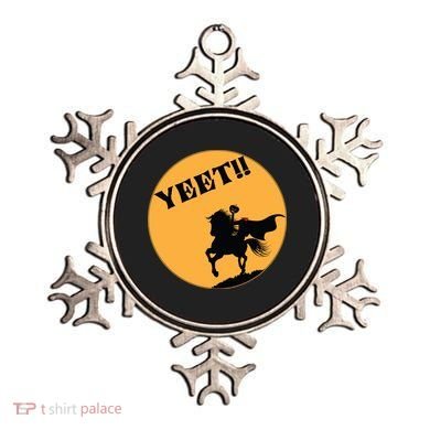 YEET!! Headless Horseman Funny Halloween Ornament