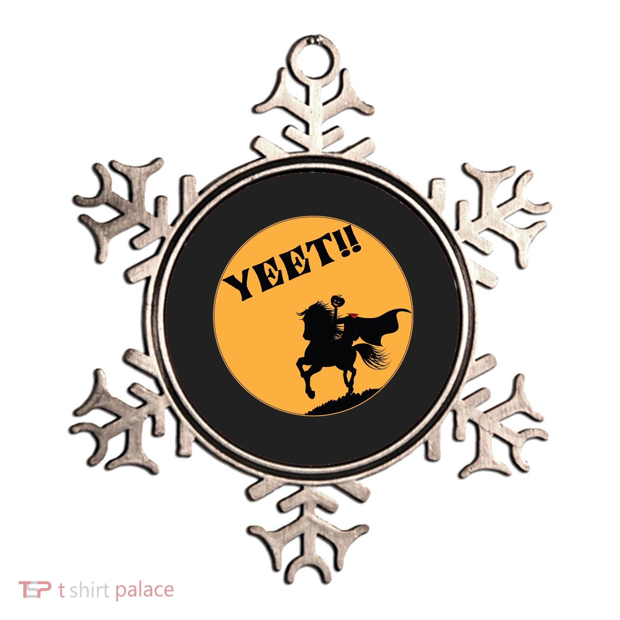 YEET!! Headless Horseman Funny Halloween Ornament