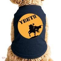 YEET!! Headless Horseman Funny Halloween Doggie Tank thumb 0